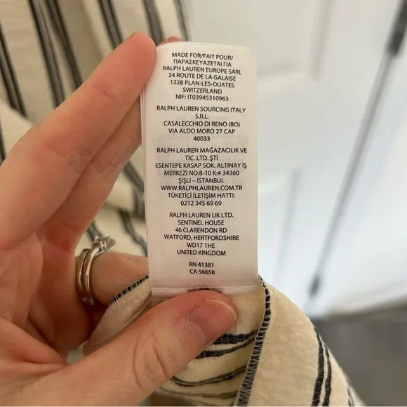 POLO Ralph Lauren silk blend dress, Taylor Swift Engagement Dress, size L - Picture 6 of 9